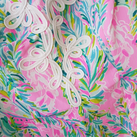 NWT Lilly Pulitzer Gabby Shift Dress - Unicorn of the sea print. Size 6 AU - Picture 6 of 13
